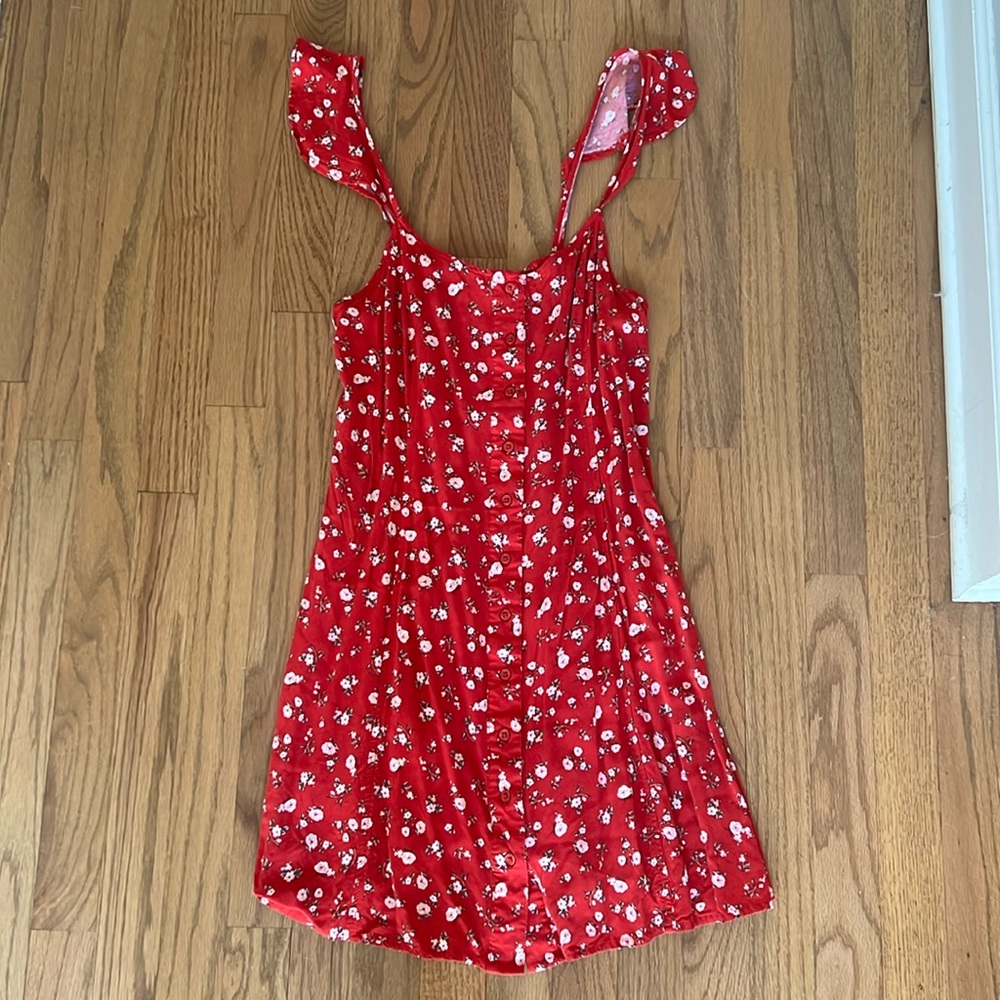 Mossimo Red Floral Sundress